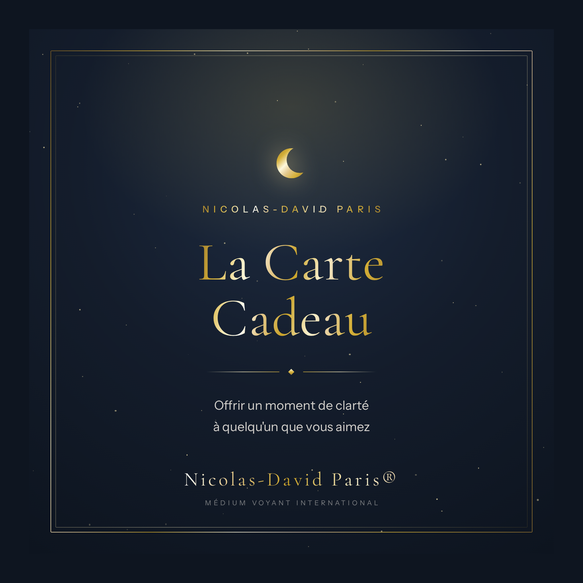 La Carte Cadeau by Nicolas-David Paris®
